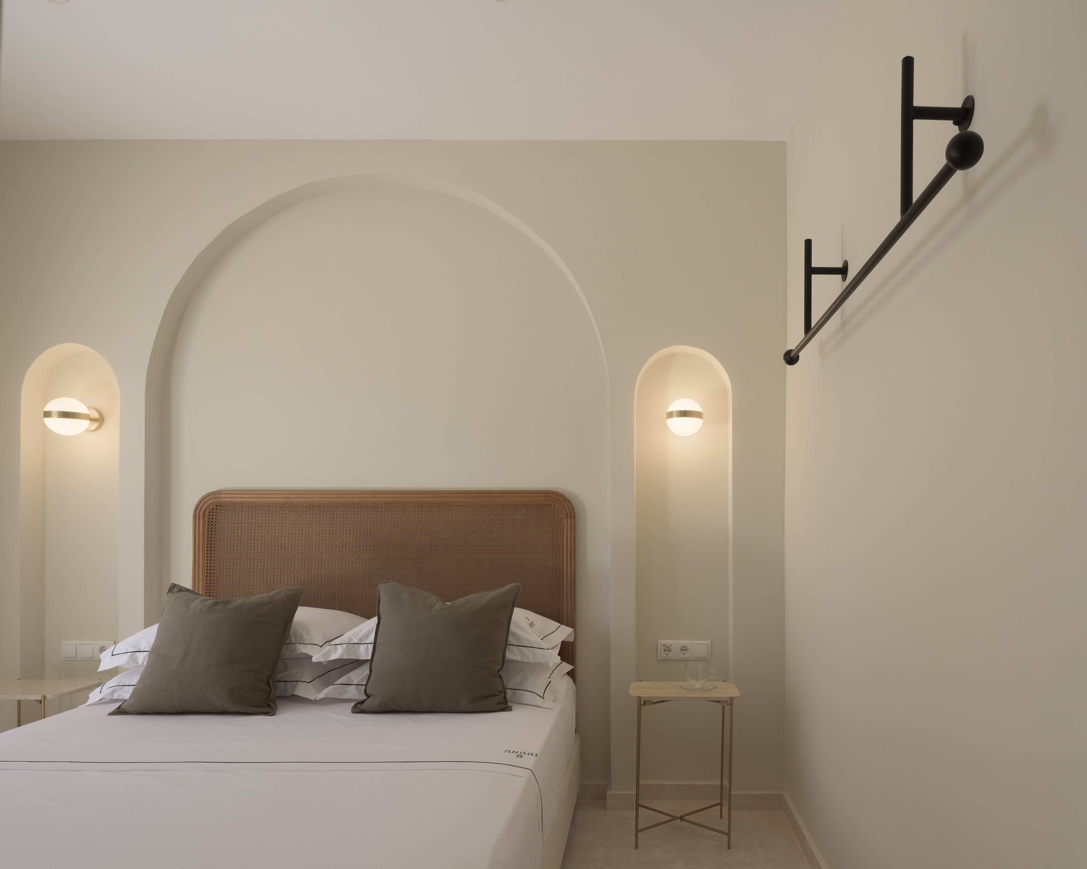 The fourth bedroom of the Villa features a king size bed.